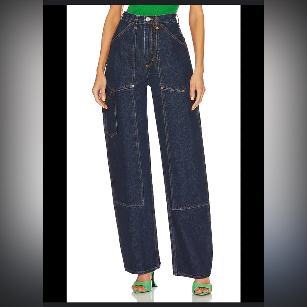 ISO - Re/Done - Women's Super High Workwear Straight Jeans